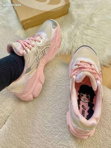 Baskets roses pour femmes