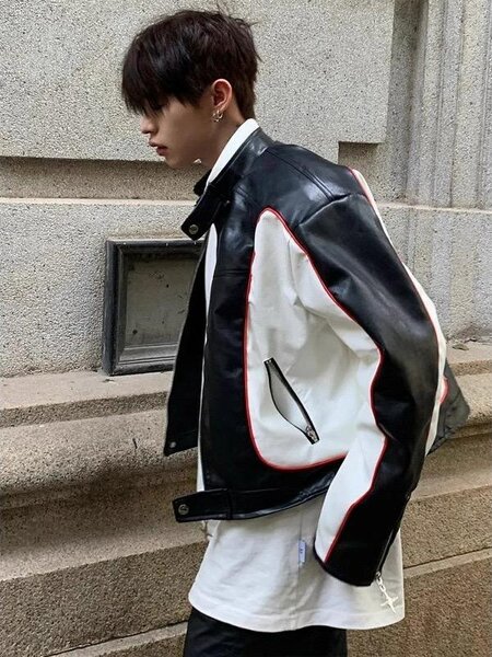 Heavy leather jacket