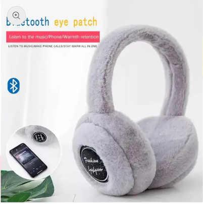 écouteurs en peluche