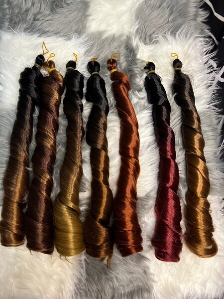 French curls /spiral curls