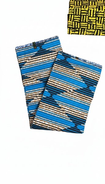 Pagne Wax Africain Rayée
