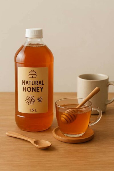 Miel naturel non brûlé