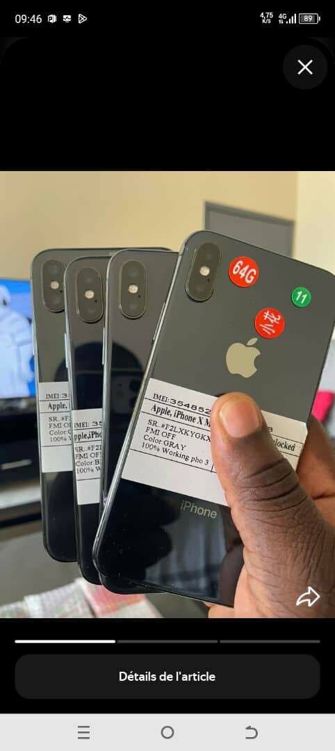 Smartphone Apple reconditionné