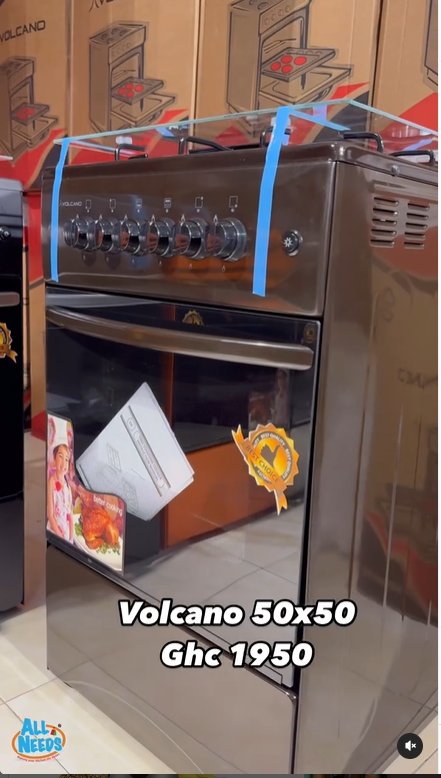 Volcano 50x50 4 gas burner with oven and grill