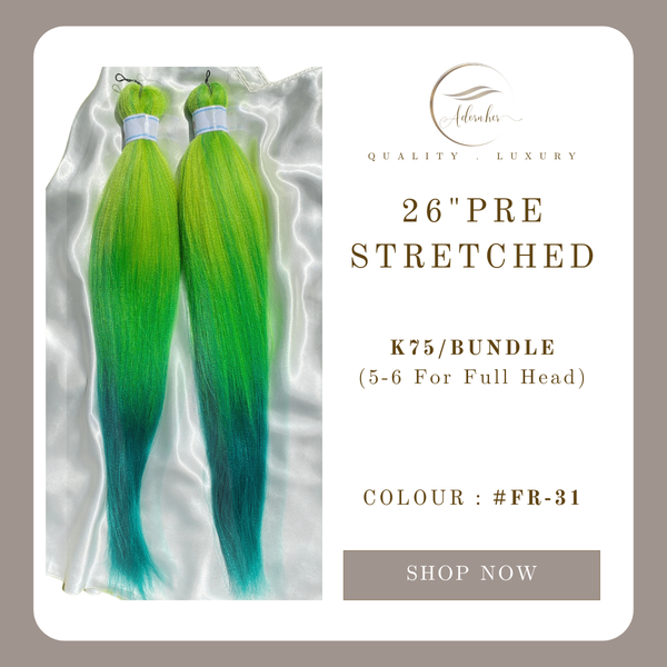 26 inch Prestretched - Colour #FR-31