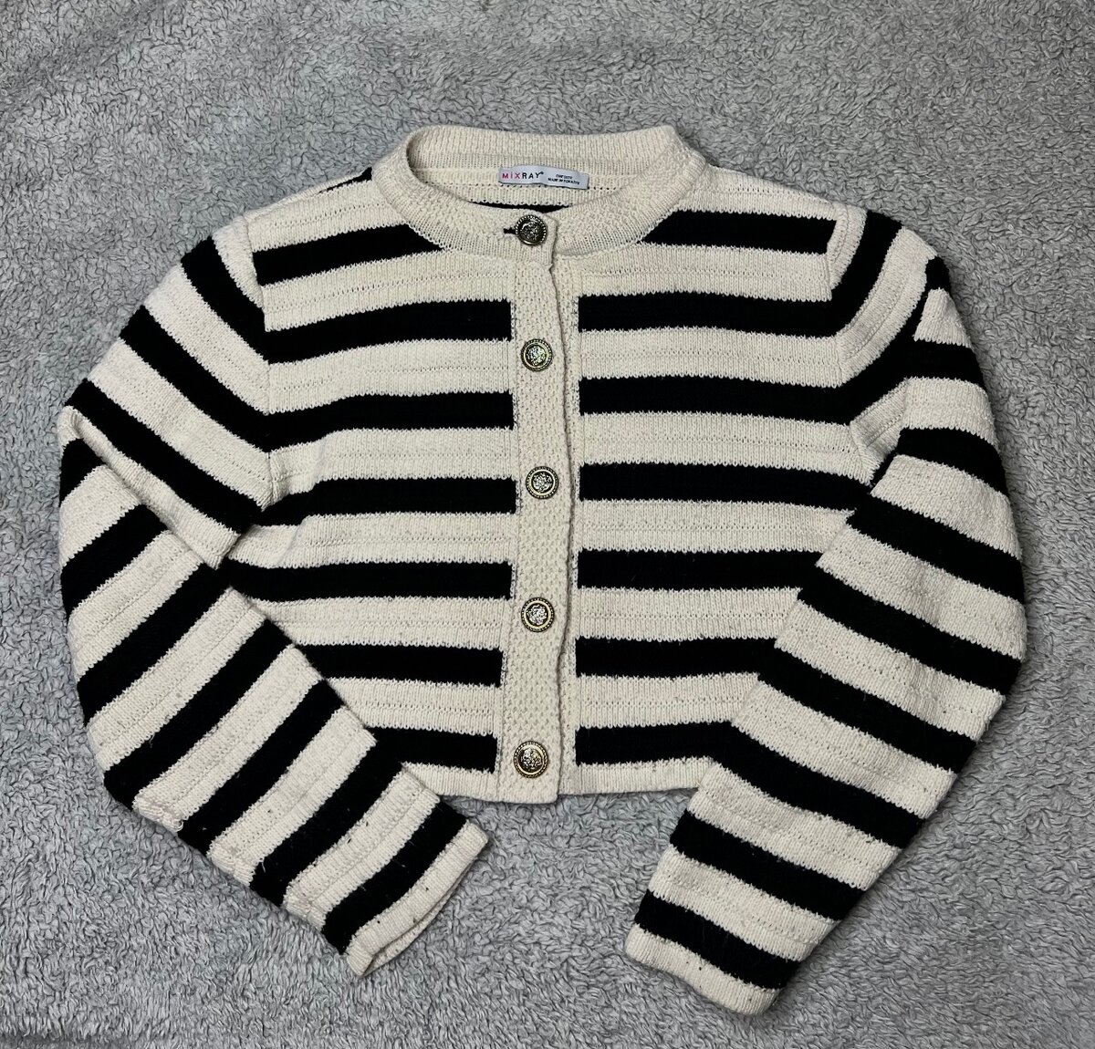 Кардиган в полоску