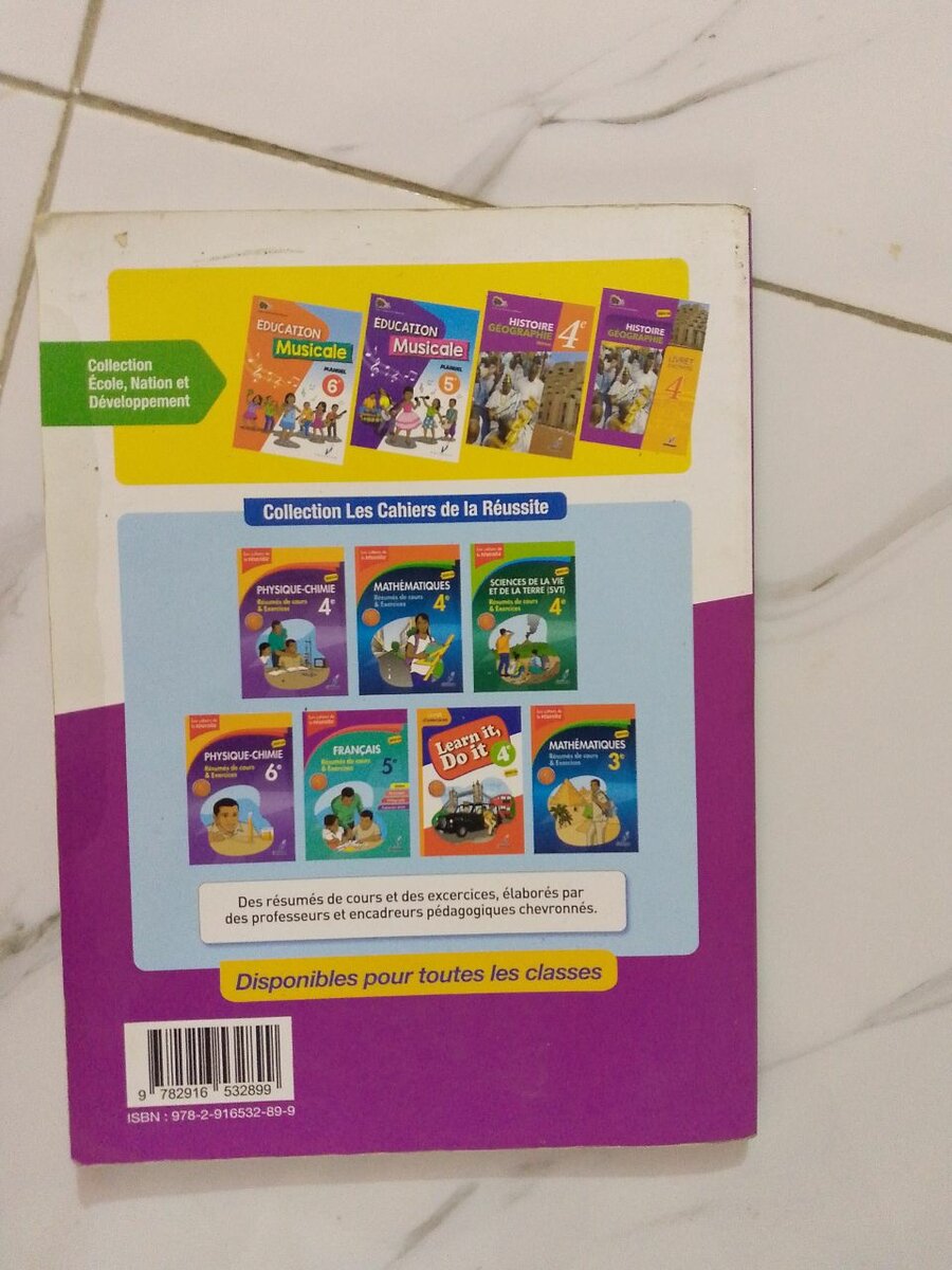 Manuel Histoire Géographie 4e