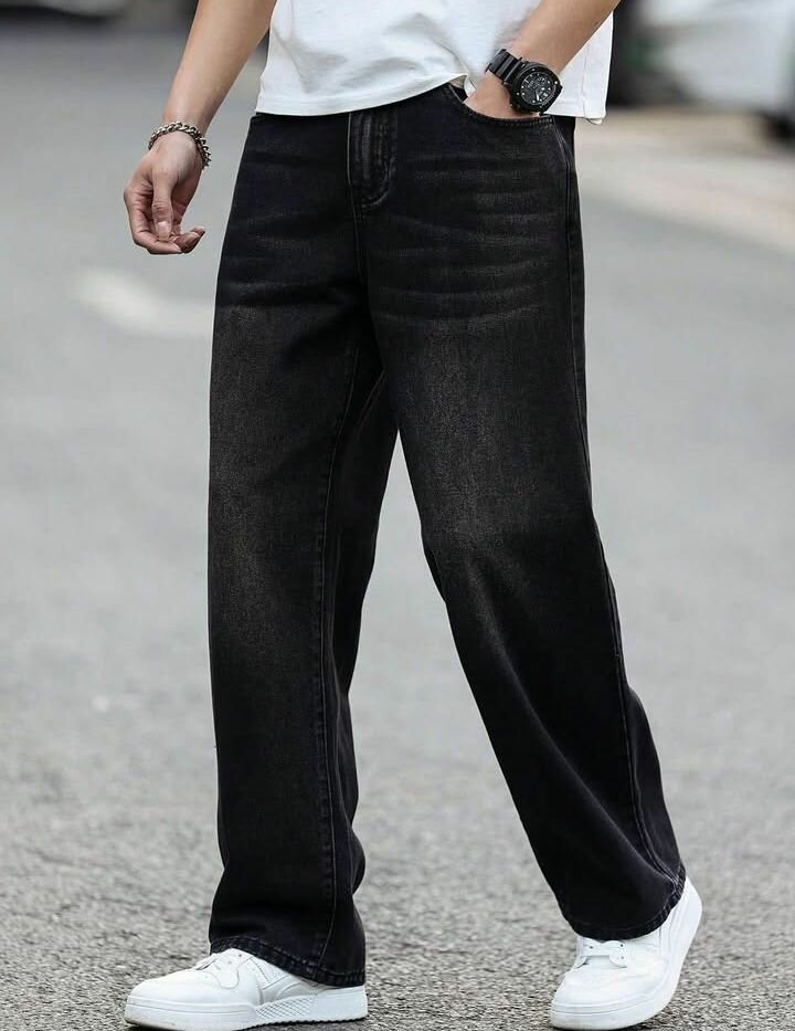 Jeans homme larges décontractés