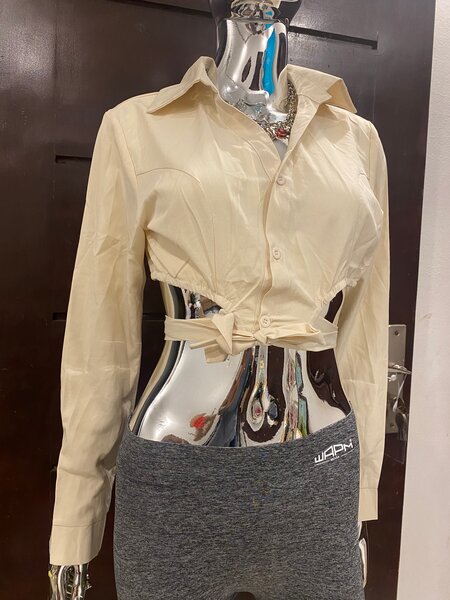 Pantalon évasé noir femme