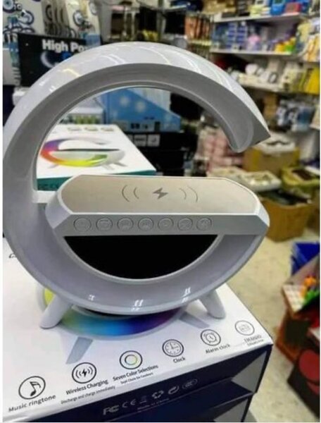 Other smart bluetooth speaker with wireless charger and LED