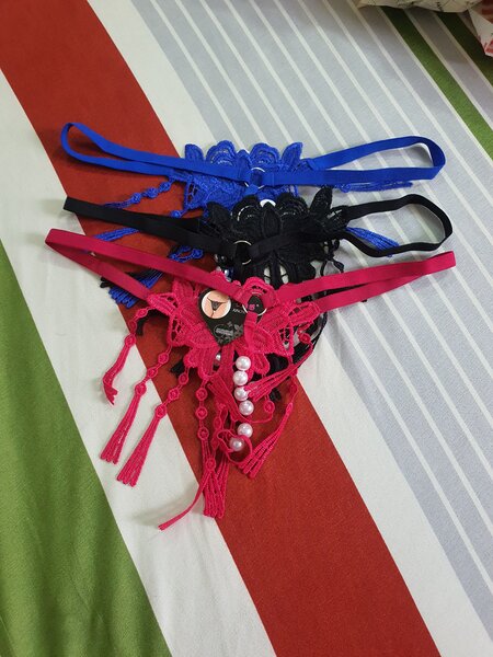 Ensemble de strings sexy perle