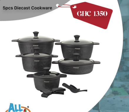 Donnor 5pcs Diecast cookware 