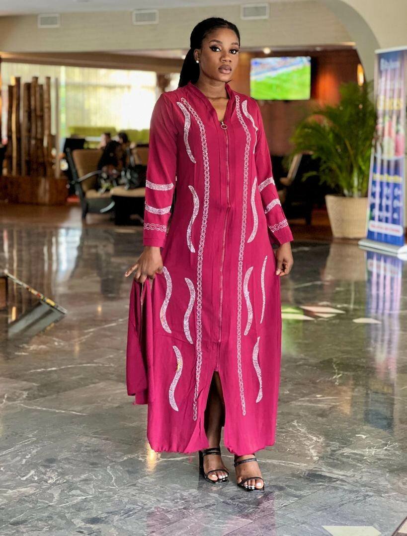 Robe Caftan Élégant Femme