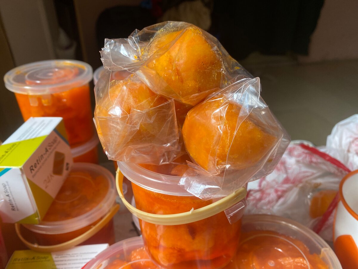 Savon de visage teint clair