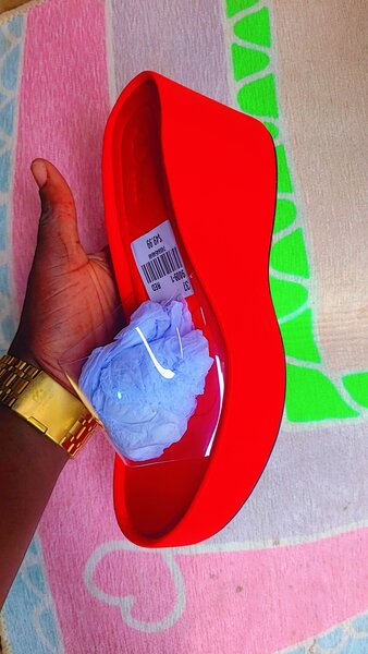 Sandales compensées colorées