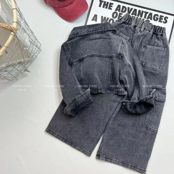Ensemble Denim Fille Élégant