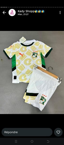 Maillots de football enfants