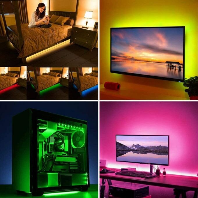LED Lights for TV PC Gaming Monitor TV LED Backlight - 10m