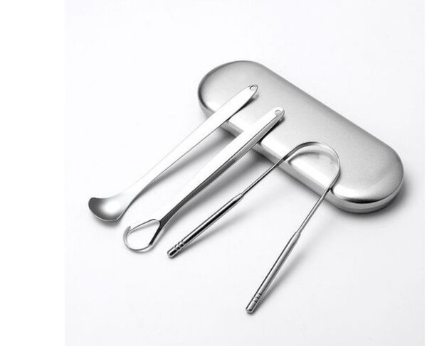 Gratte-langue Acier Inoxydable