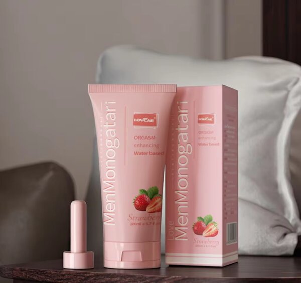 Gel lubrifiant à la fraise