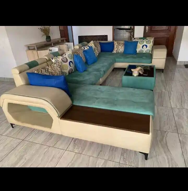 Canapé d'angle modulable moderne