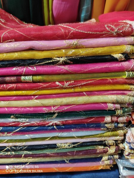 Net Dupatta Tilla Karhai allover