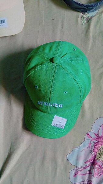 Casquette verte "Atelier"