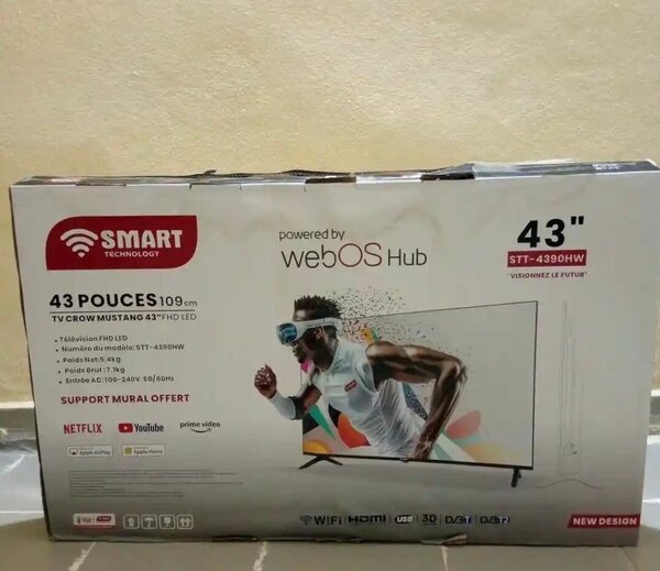 TV LED 43" Smart STT-4390HW