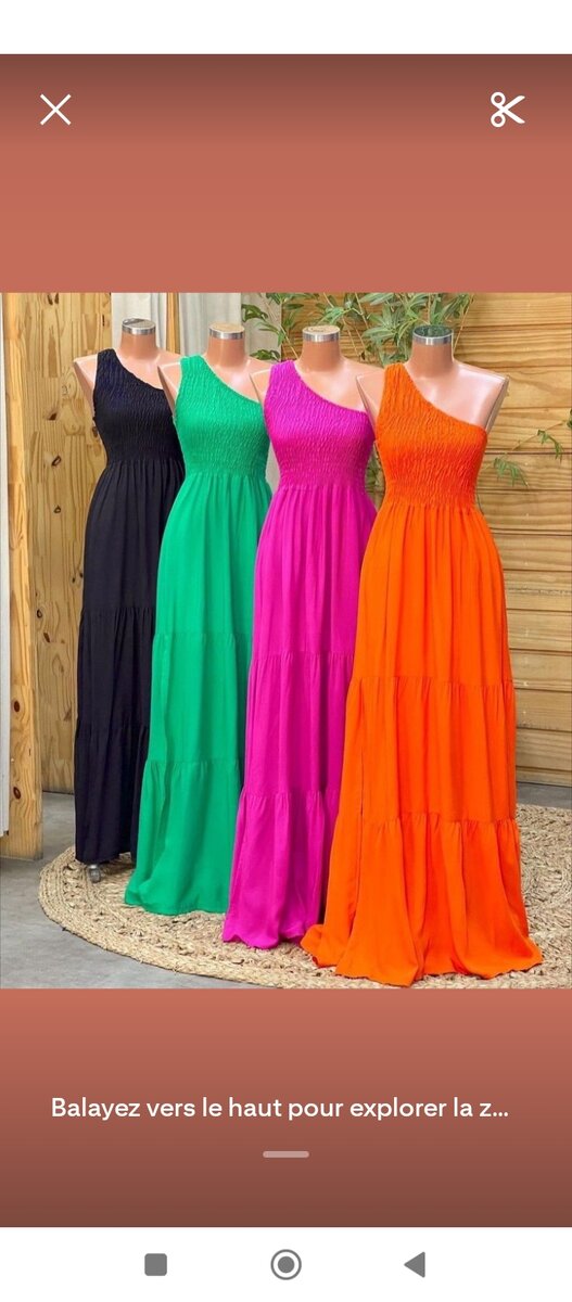 Robe Maxi Été Élégante