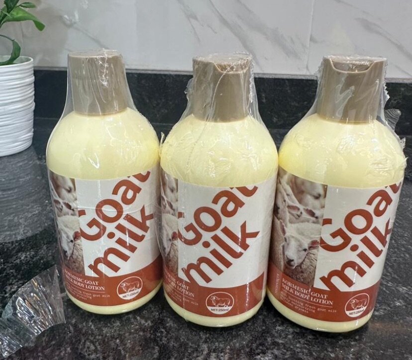 Goat milk body lotion