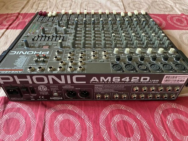 Phonic am64d usb