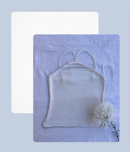 White crop top
