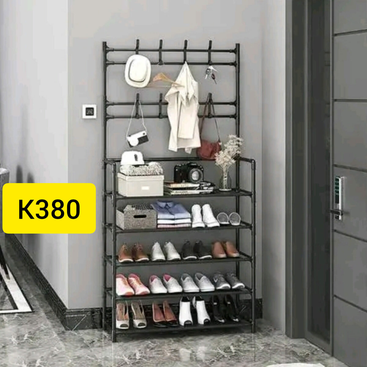 Wardrobe system for storing clothes/shoes/accessories