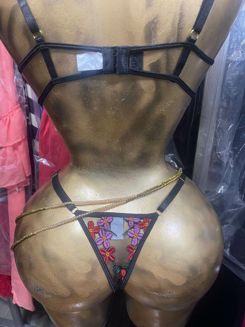 Ensemble Lingerie Sexy Floral