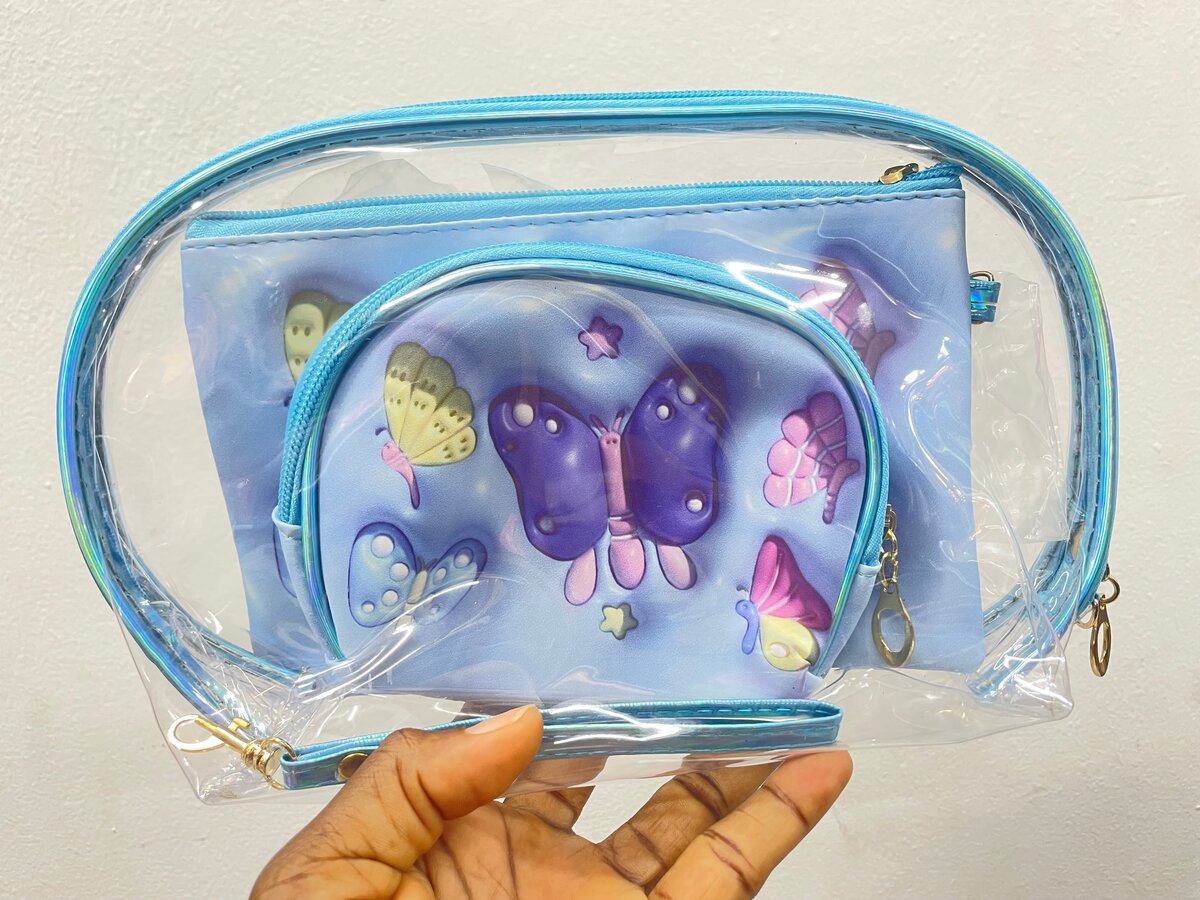 Trousse papillon 3 pièces