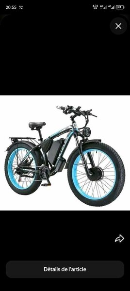 Vélo électrique tout-terrain