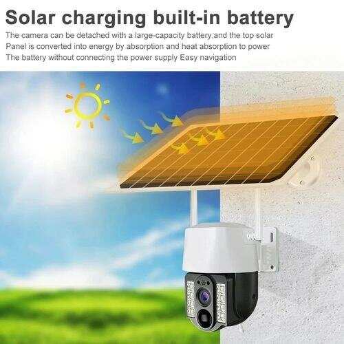 Caméra wifi à panneau solaire