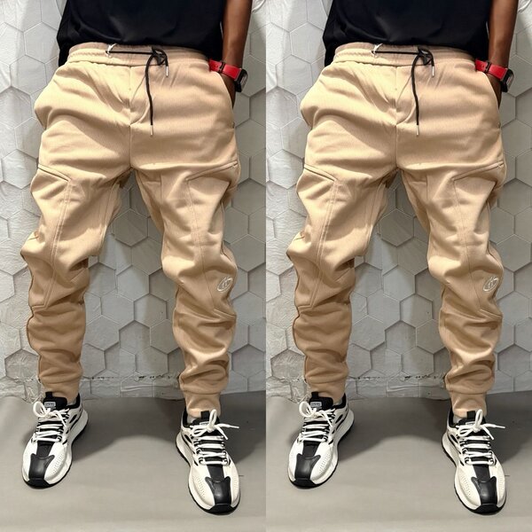Pantalon de jogging beige