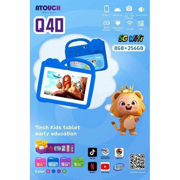 Tablette Enfant 7'' Atouch Q40