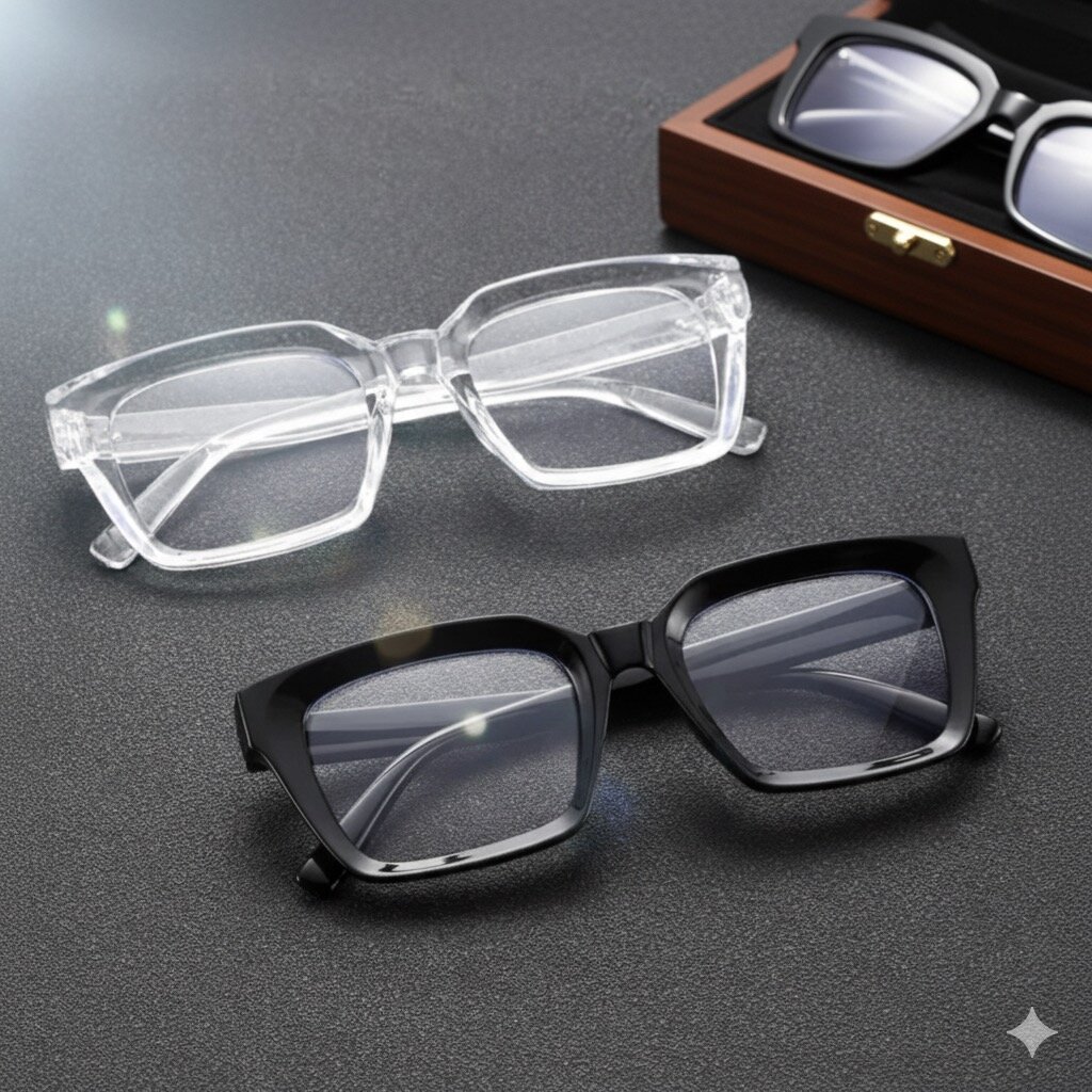 Clear Square Glasses