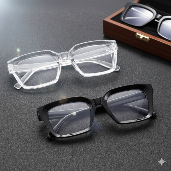 Clear Square Glasses