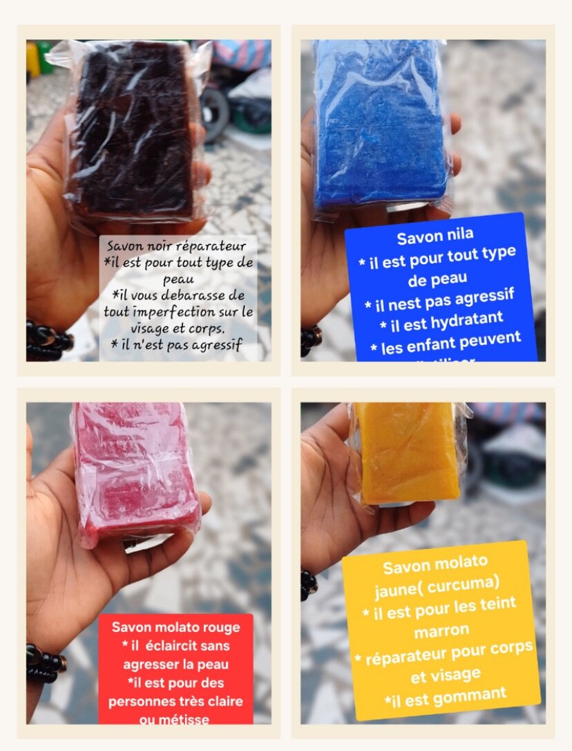 Savon teint clair jaune banane