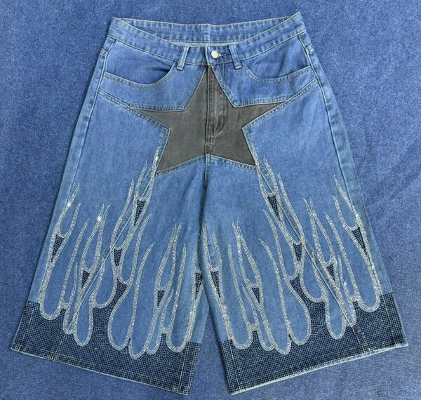 Shorts en jean déchiré