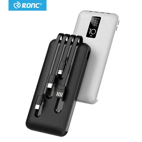 Chargeur Portable 4-en-1 avec Affichage LED
