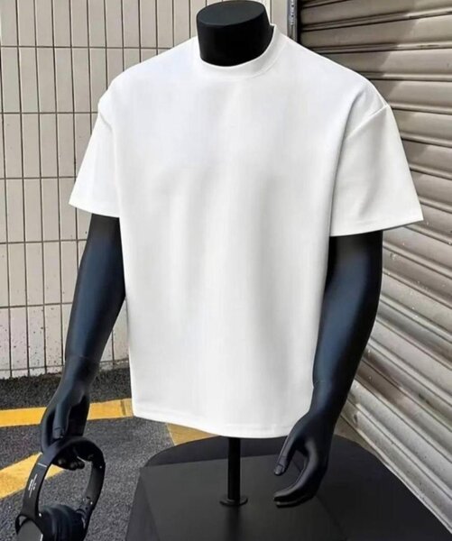 T-shirt blanc unisexe coton