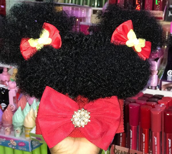 Perruque  cheveux oreille ours