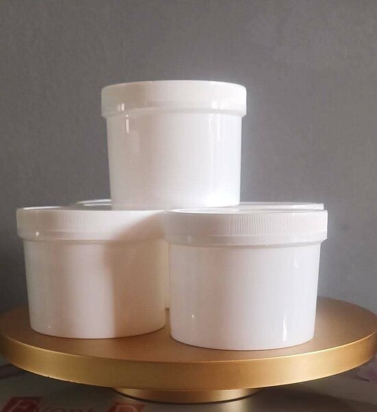 Pots vides blancs 200g 12pces