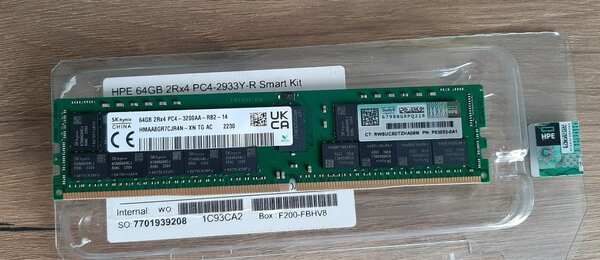 Barrette RAM serveur 64GB PC4