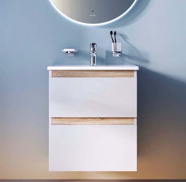 Подвесная раковина с тумбой