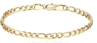 Hand Chain Bracelets for Men Women Stainless Steel Mens Chain Bracelet Gold